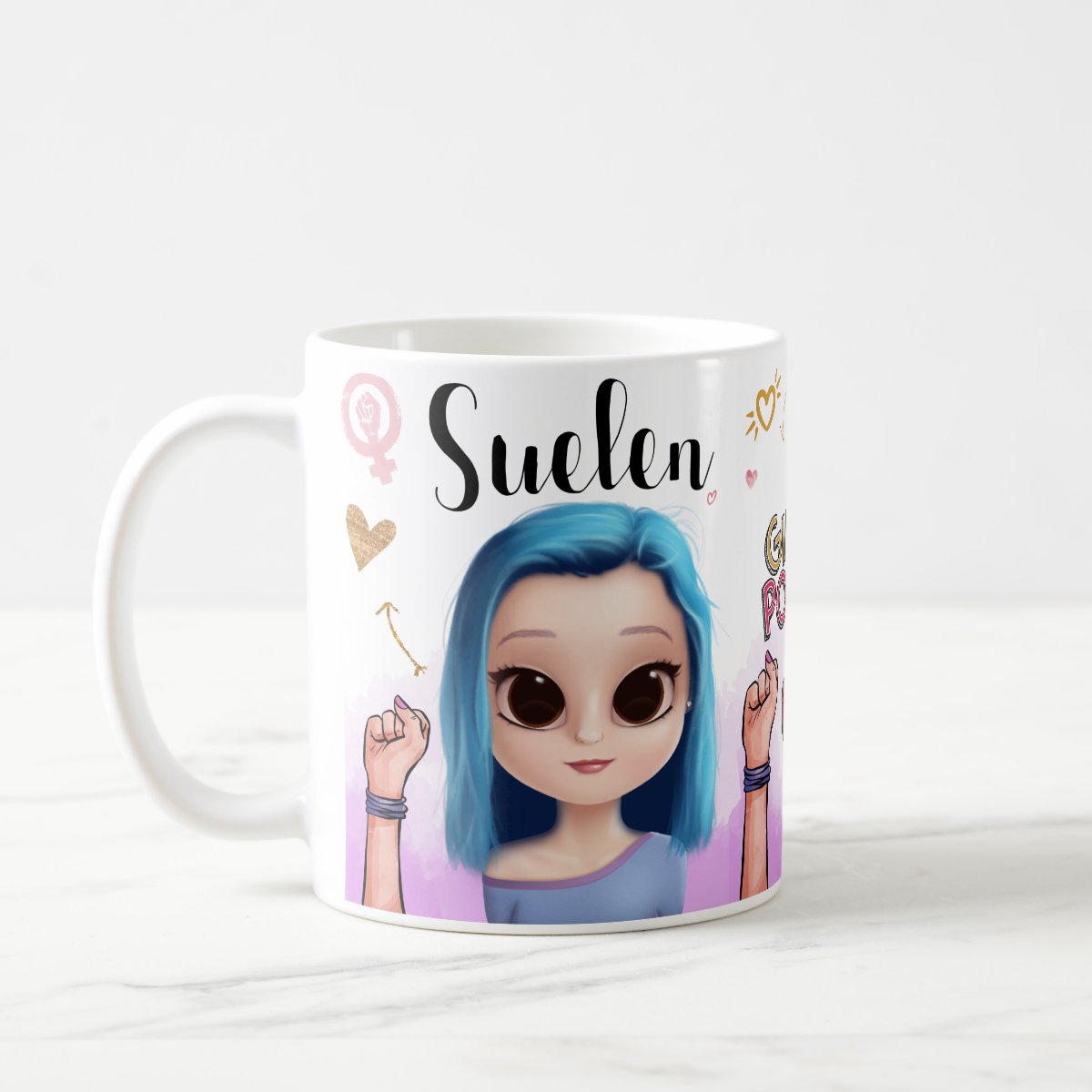 Caneca Personalizada Feminina Presente Mulher Empoderamento