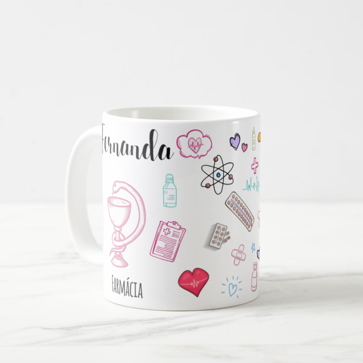 Caneca Personalizada Farmácia Profissão Farmacêutica