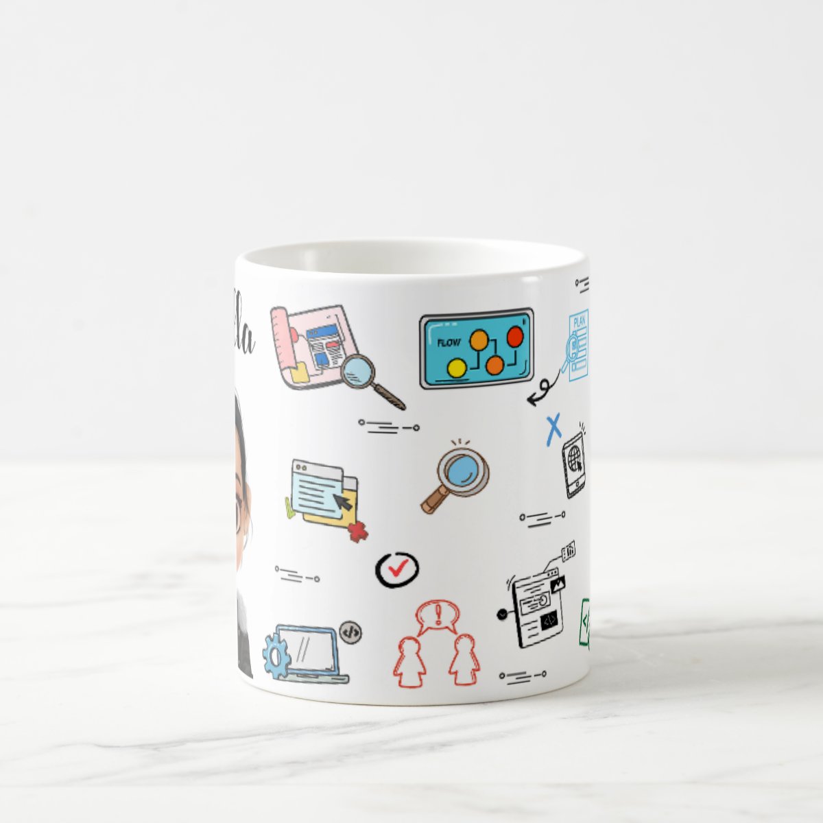 Caneca Personalizada Presente Equipe de Qualidade Ti