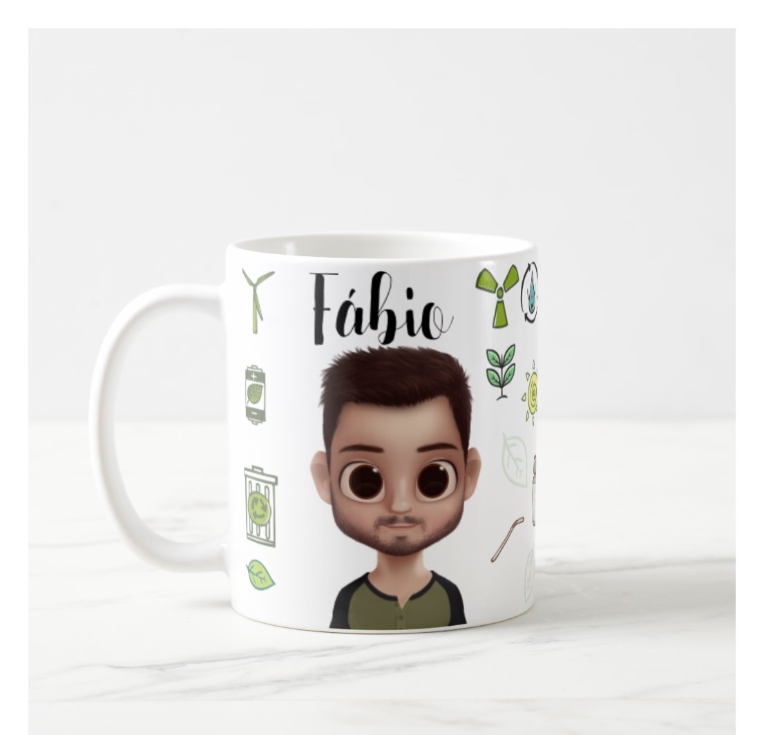 Caneca Personalizada Profissão Engenharia Ambiental - Profissões (Engenheiro(a))