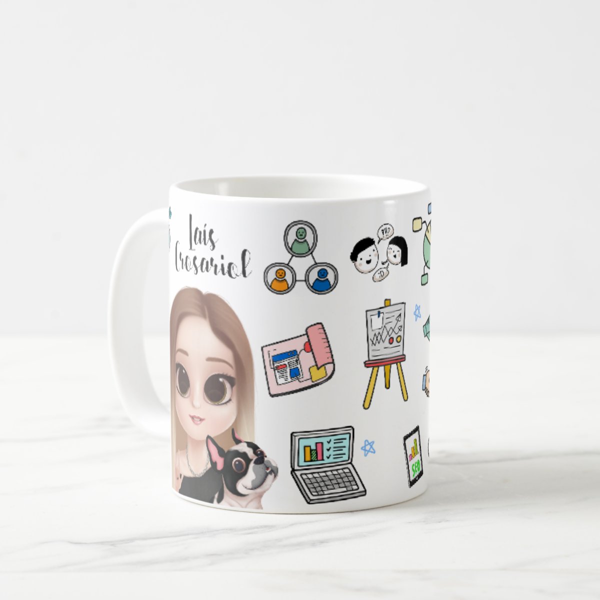 Caneca Personalizada Presente Profissão Gestão de Marketing