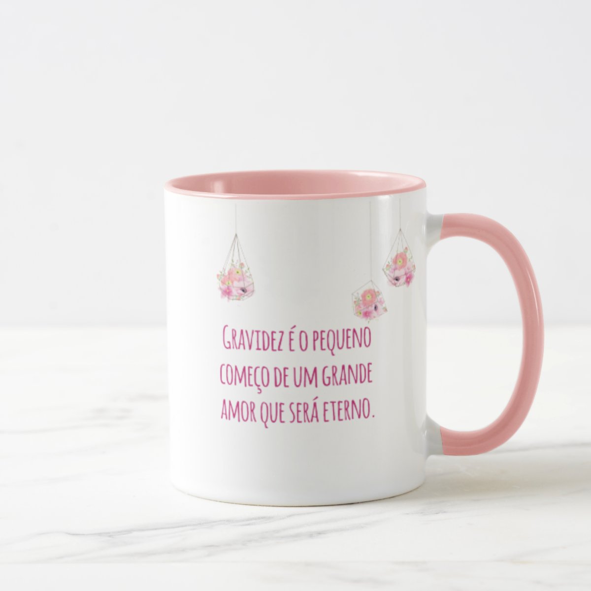 Caneca Personalizada de Gravidez Futura Mamãe Dia das Mães