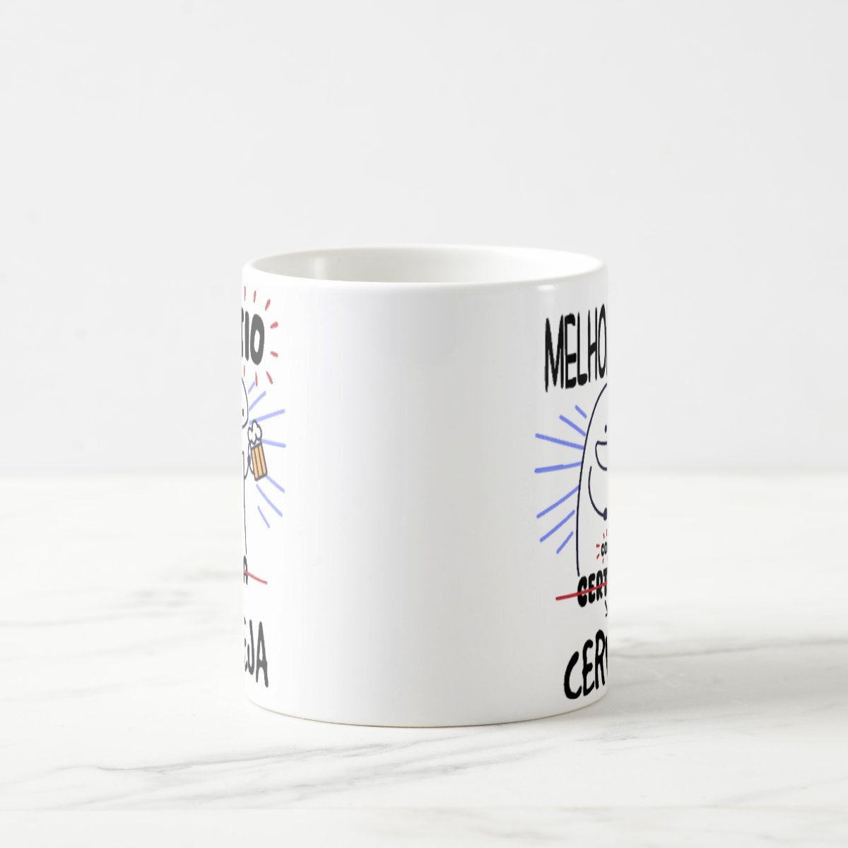 Caneca Personalizada Divertida Melhor Tio Amigo com Cerveja