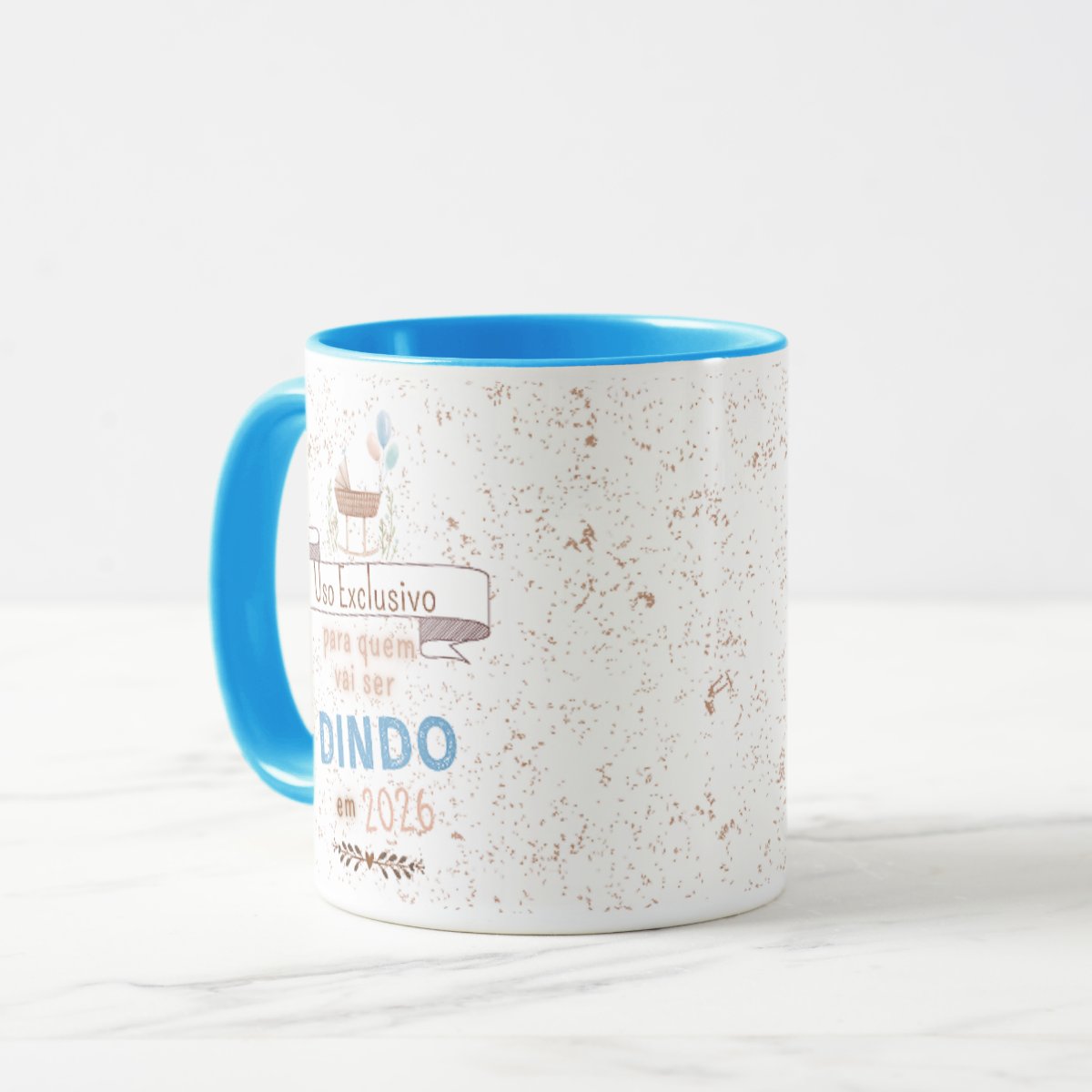 Caneca Personalizada Anúncio De Gravidez Uso Exclusivo Dindo
