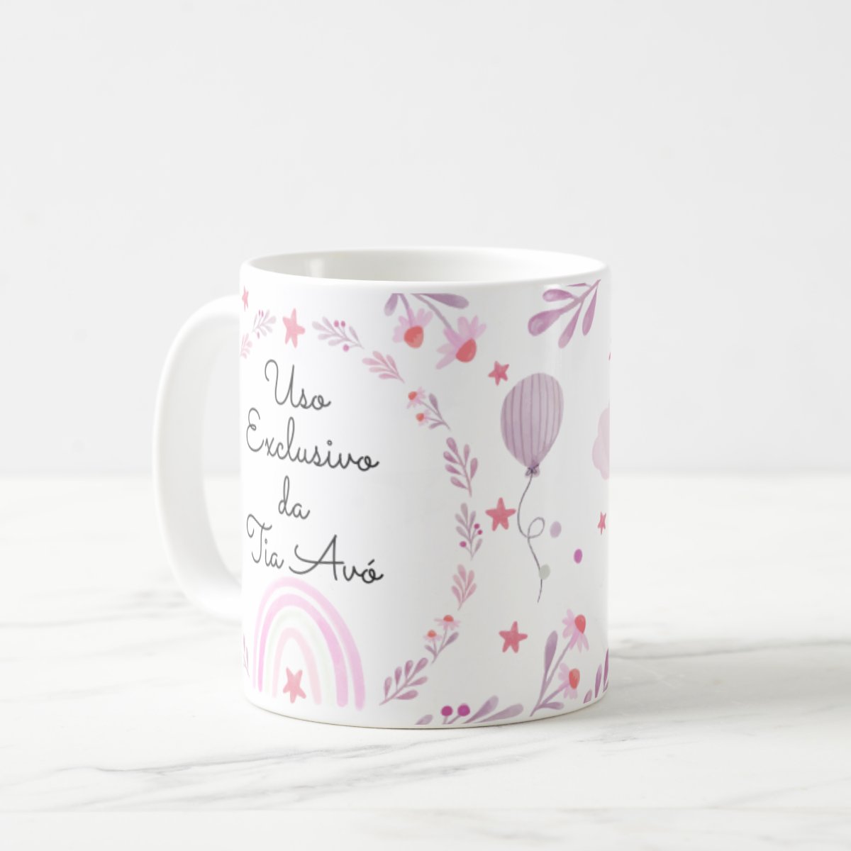 Caneca Presente Personalizado Uso Exclusivo da Tia Avó