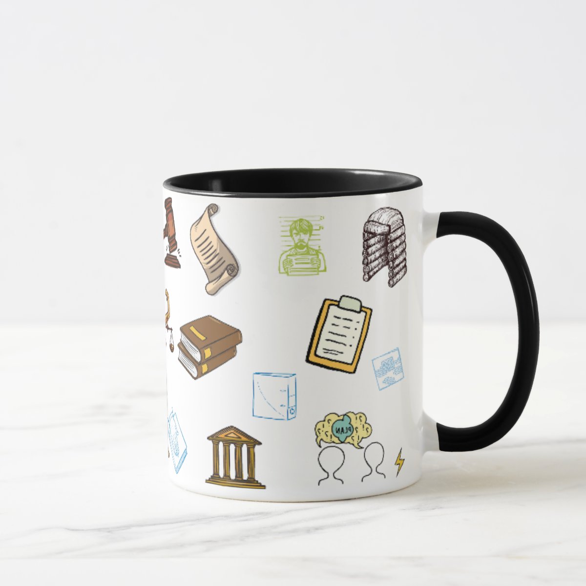 Caneca Profissão Homenagem Advocacia Presente Advogados