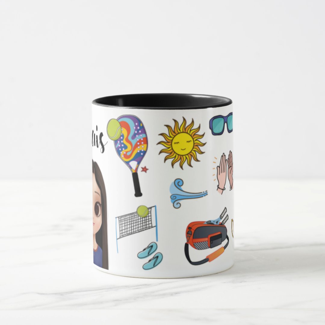 Caneca Presente Personalizado Beach Tennis para Tenista