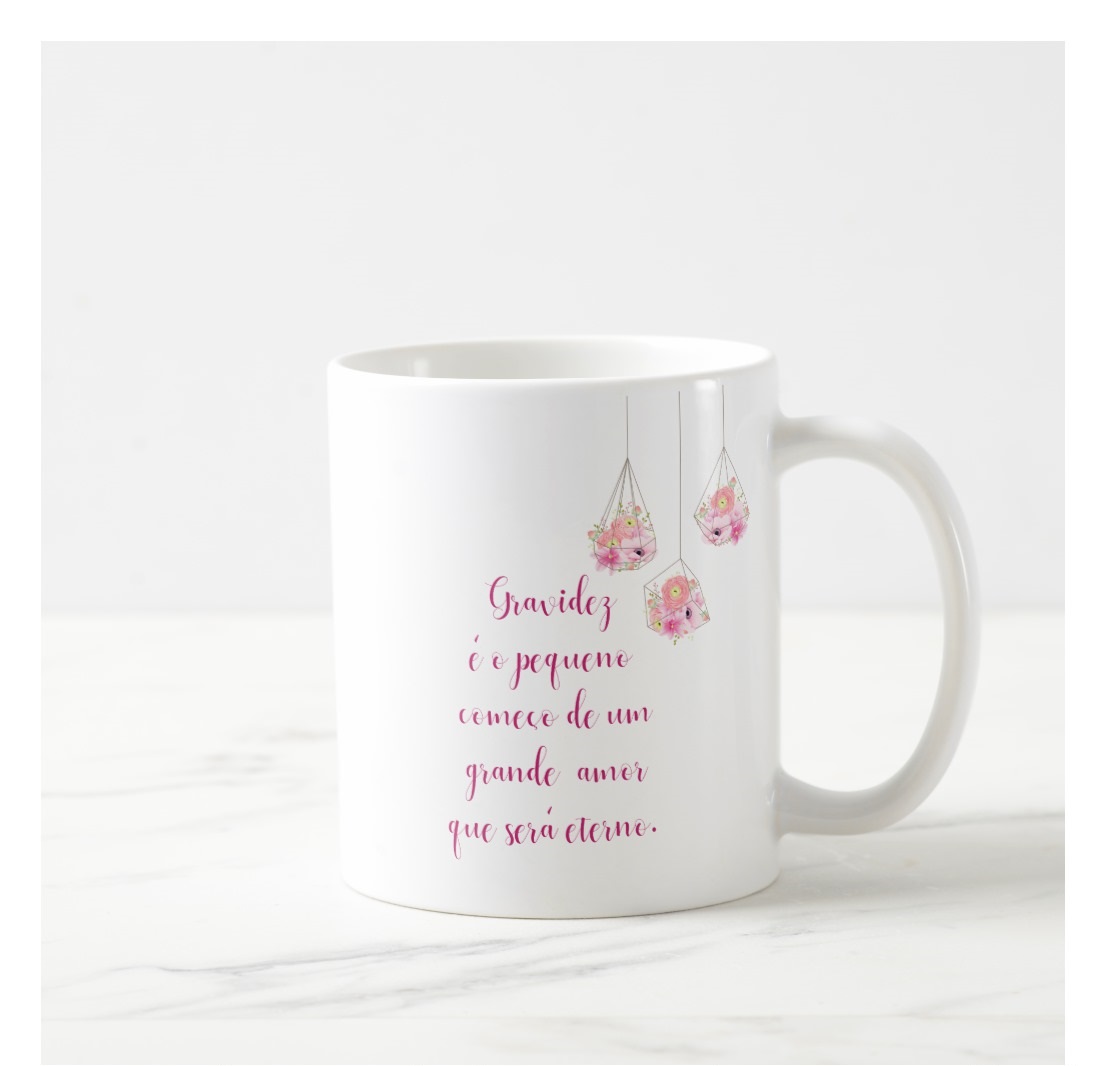 Caneca Personalizada para Grávida - Dia das Mães