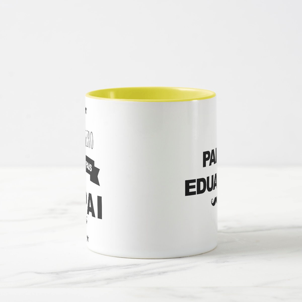 Caneca Personalizada de Meu Primeiro Dia dos Pais Como Papai