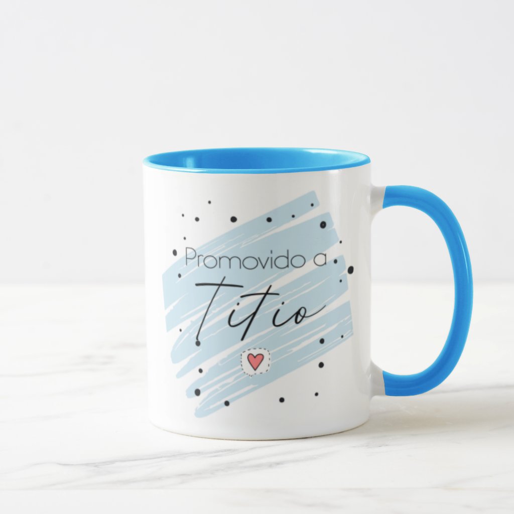 Caneca Revelação De Gravidez Criativa Promovido A Titio - Anúncio de Gravidez (Tio)