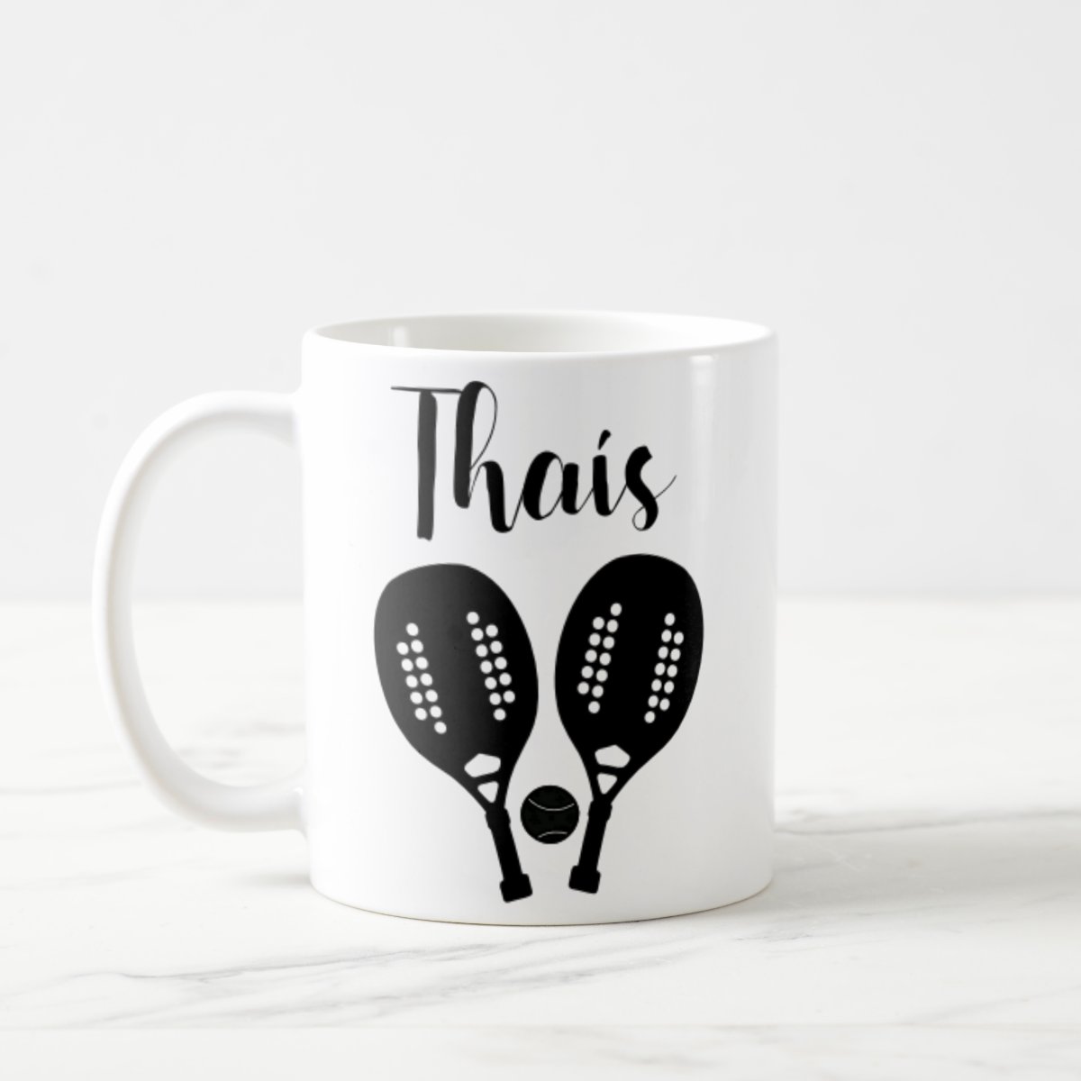 Caneca Personalizada Beach Tennis Com Nome