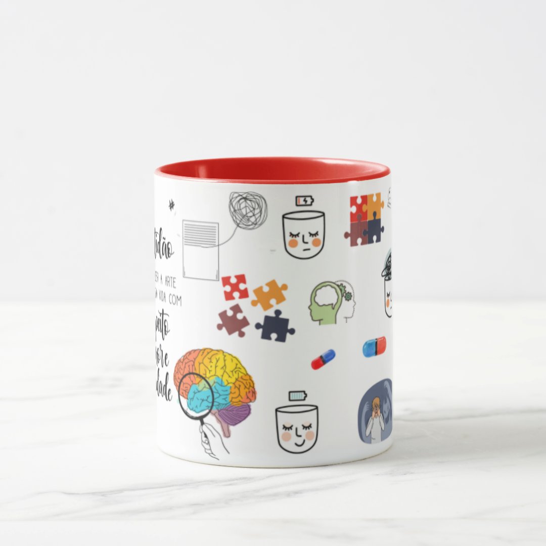 Caneca Personalizada para Profissional da Saúde Psiquiatra