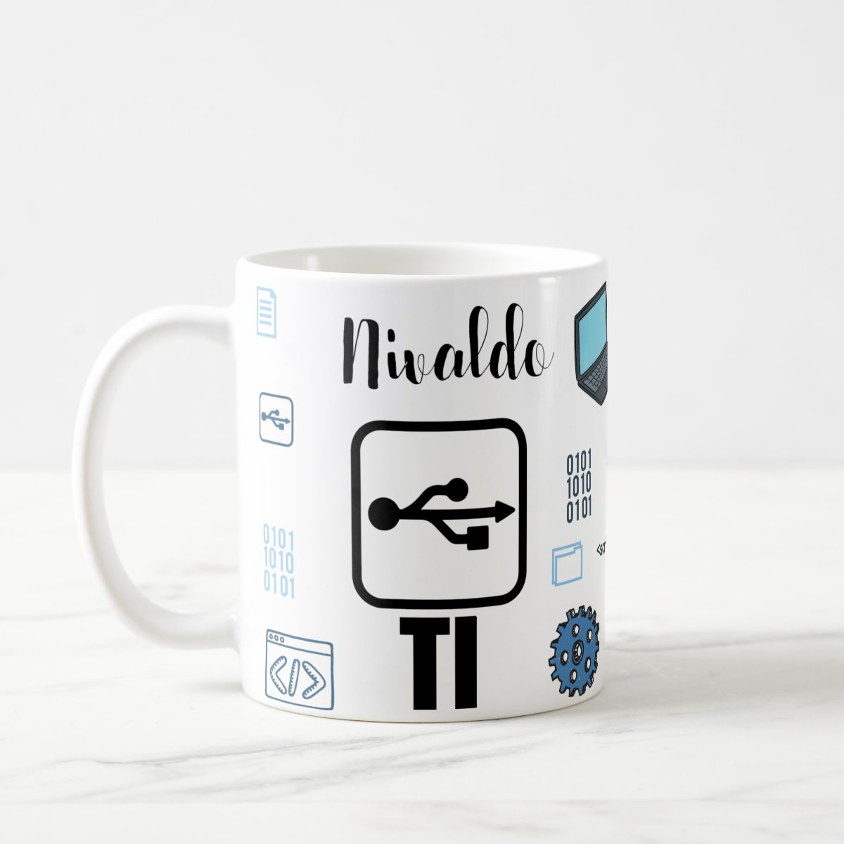 Caneca Profissão Presente Programador Tecnologia Com Nome