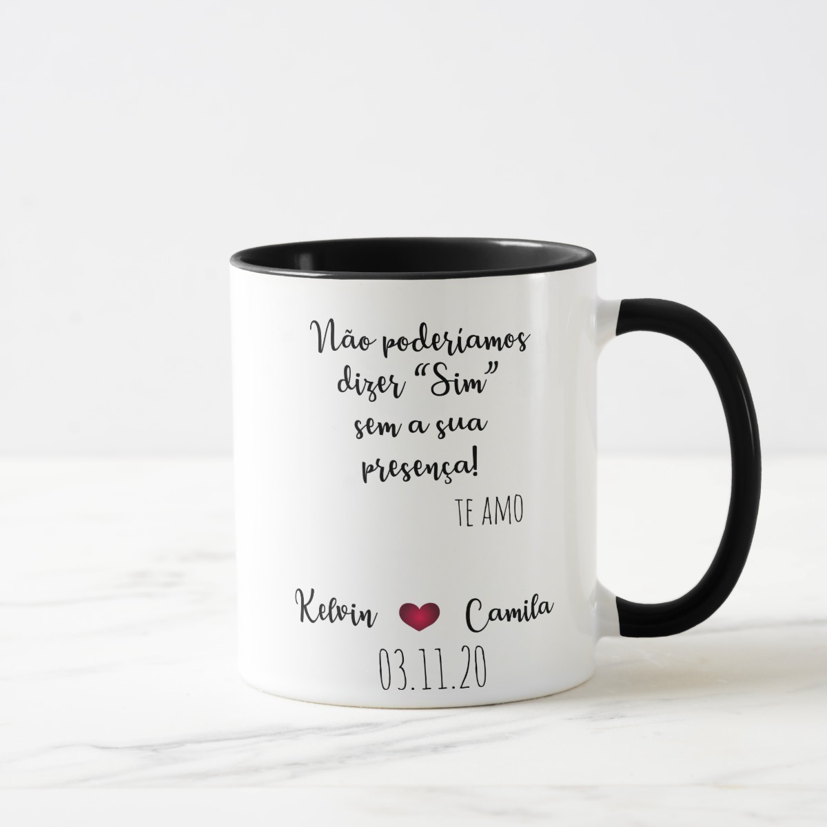 Caneca Presente Avô do Noivo Lembrança de Casamento Familia