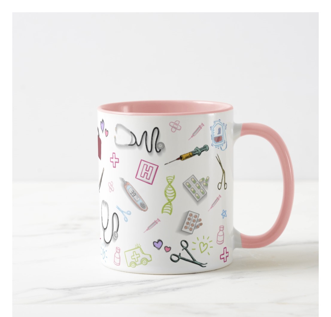 Caneca Profissão Enfermagem Presente Criativo Enfermeira