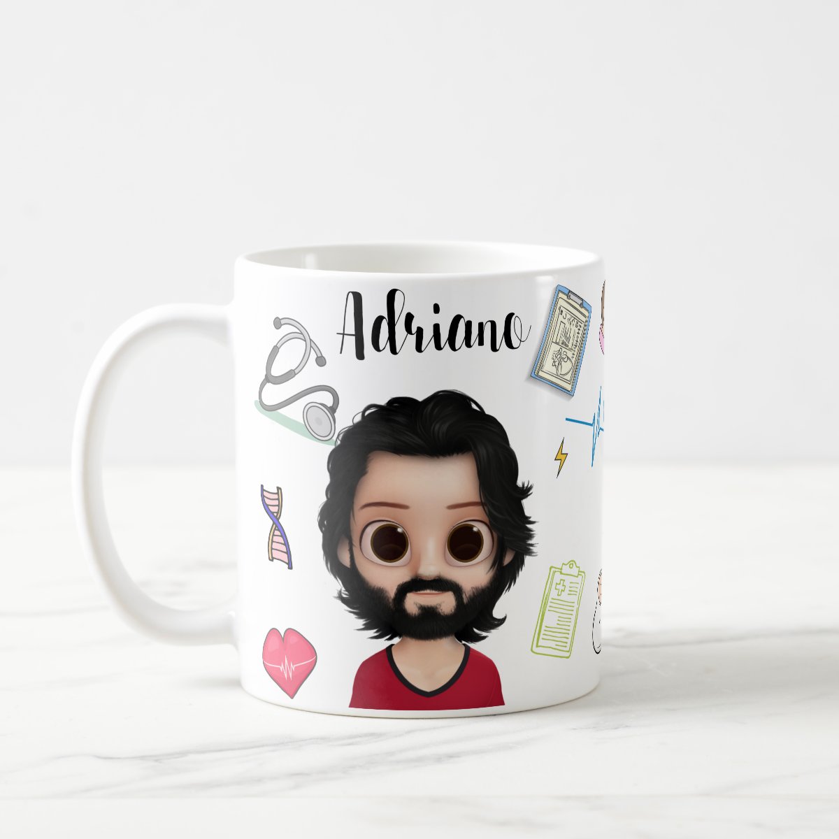 Caneca Personalizada Profissão Medicina Clínico Geral - Profissões (Médico(a))