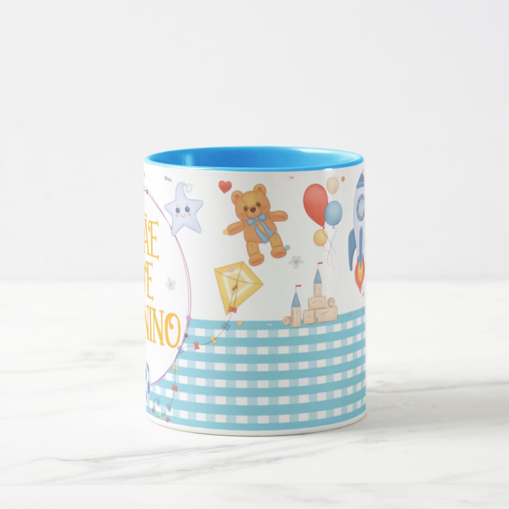 Caneca Surpresa Para Revelar Gravidez - Mãe De Menino