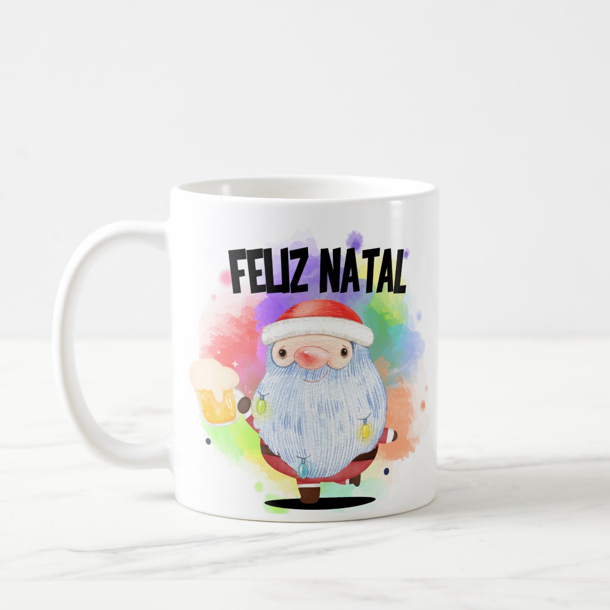 Caneca Personalizada Presente Papai Noel Feliz Natal - Outros (Feliz Natal)