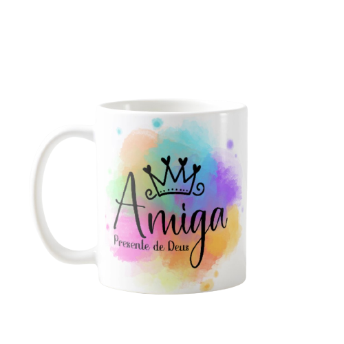 Caneca Personalizada Amiga Especial Presente de Deus
