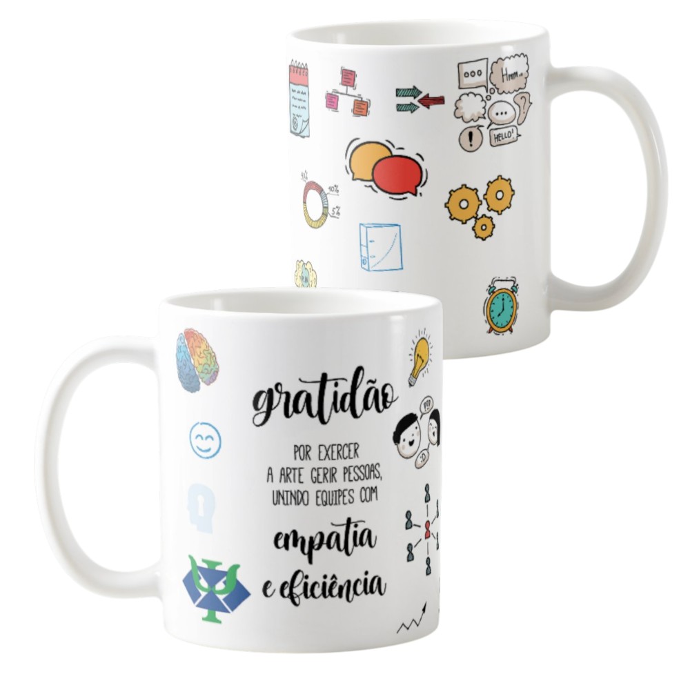Caneca Profissão Presente Profissionais de Recursos Humanos