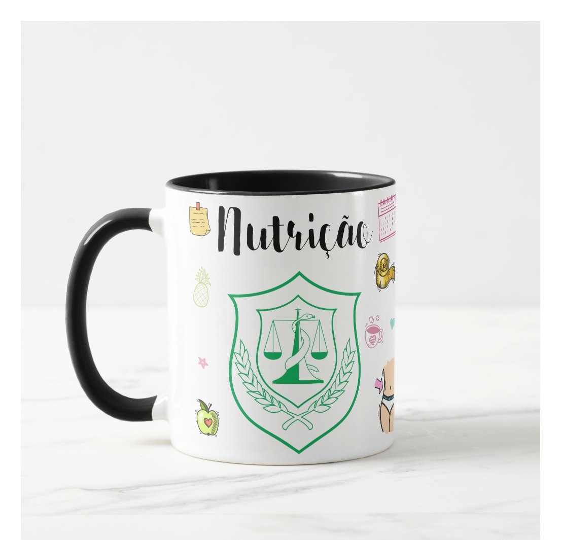 Caneca Personalizada Presente Nutrição Nutricionista - Profissões (Nutricionista)