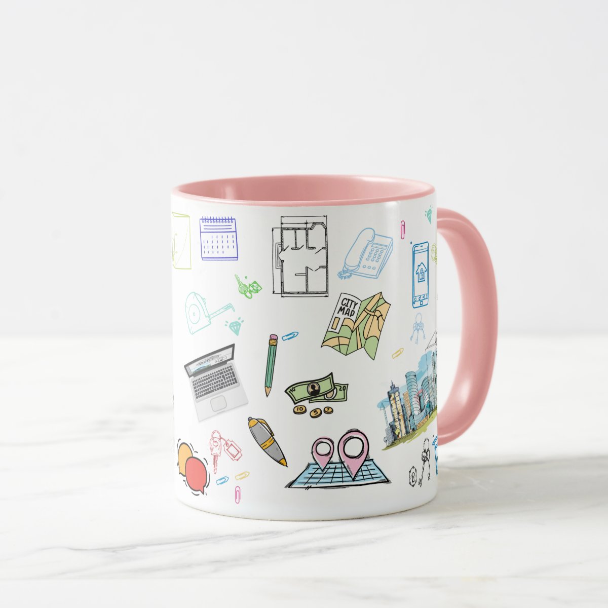 Caneca Corretora de Imóveis Presente Criativo Imobiliária