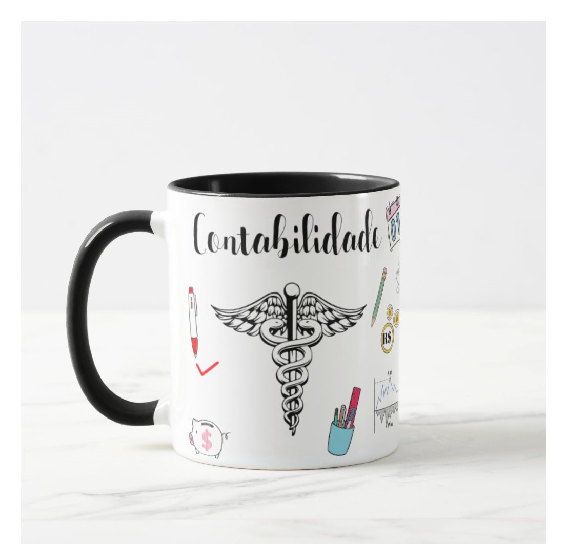Caneca Profissão Contabilidade Presente Empresa Contador - Profissões (Contador(a))