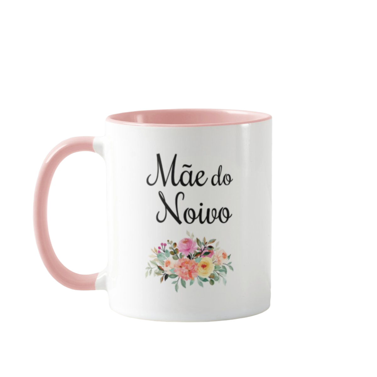 Caneca Casamento Mãe Presente Personalizada Com Nome