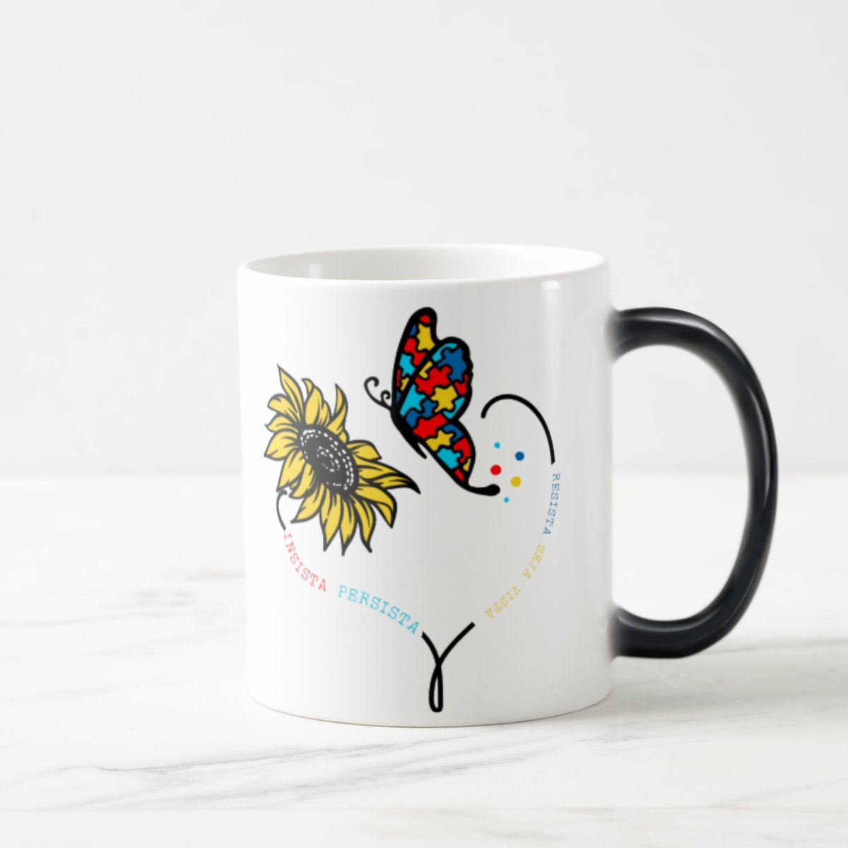 Caneca Mágica Presente Criativo Autismo Mãe de Autista