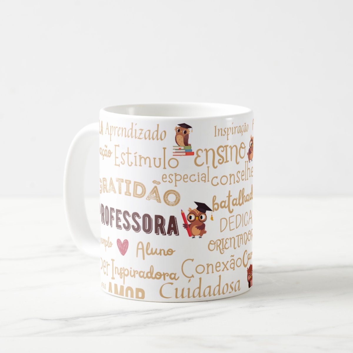 Caneca Professora Presente Especial Dia dos Professores