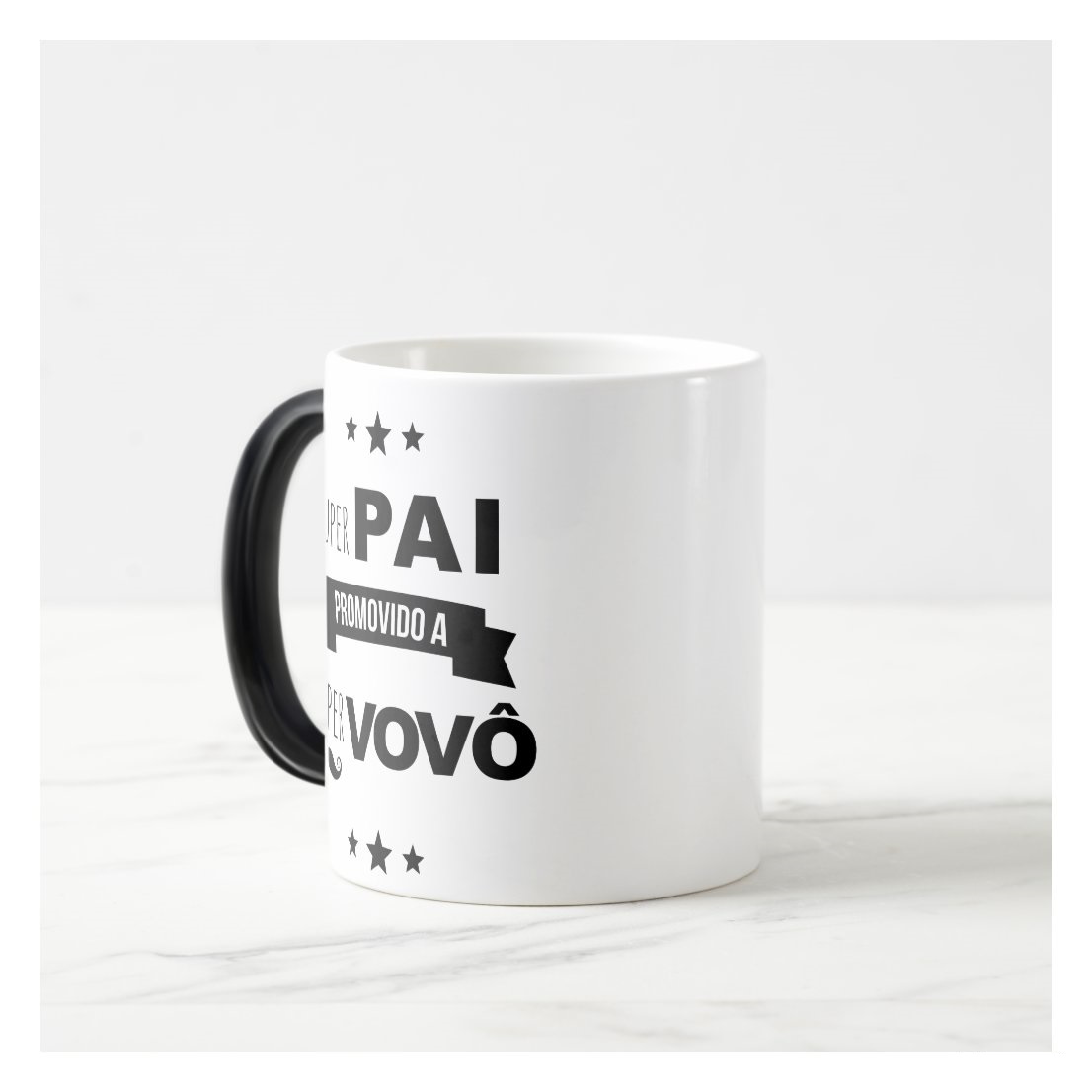 Caneca Mágica Personalizada Presente Promovido a Avô