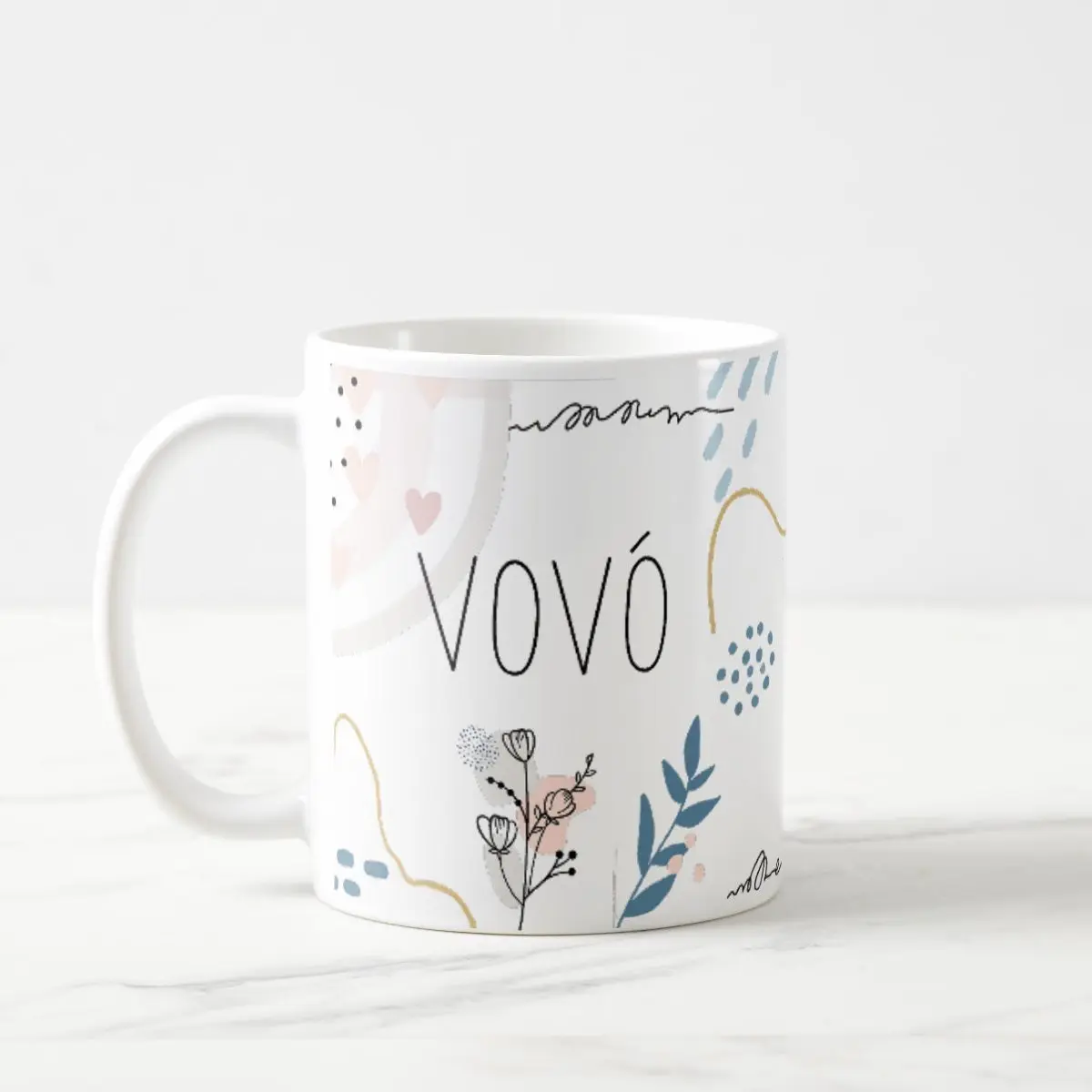 Kit para Avós - Canecas Cerâmica Vovó e Vovô – Presente Pronta entrega + caixinha inclusa