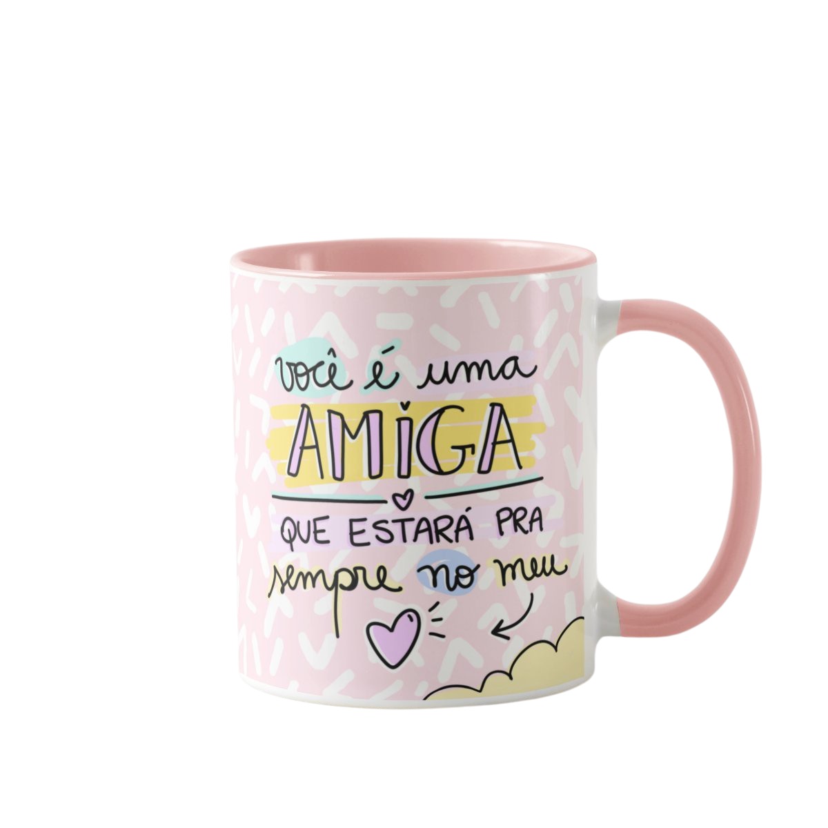 Caneca Personalizada Amiga Sempre no meu Coração