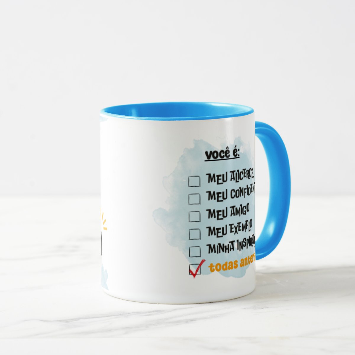 Caneca Presente Especial Feliz Dia dos Pais Paizão Te Amo