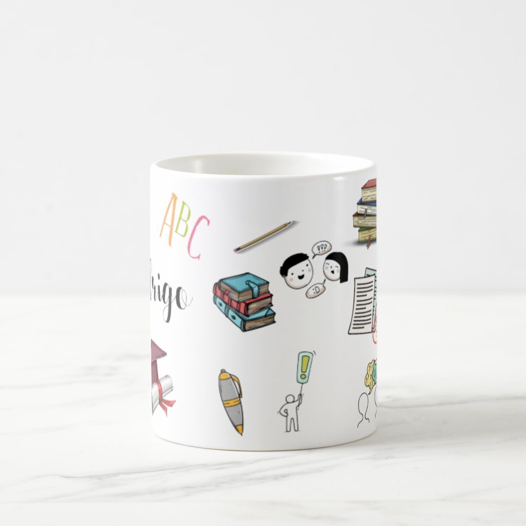 Caneca Personalizada Presente Profissão Professor Português