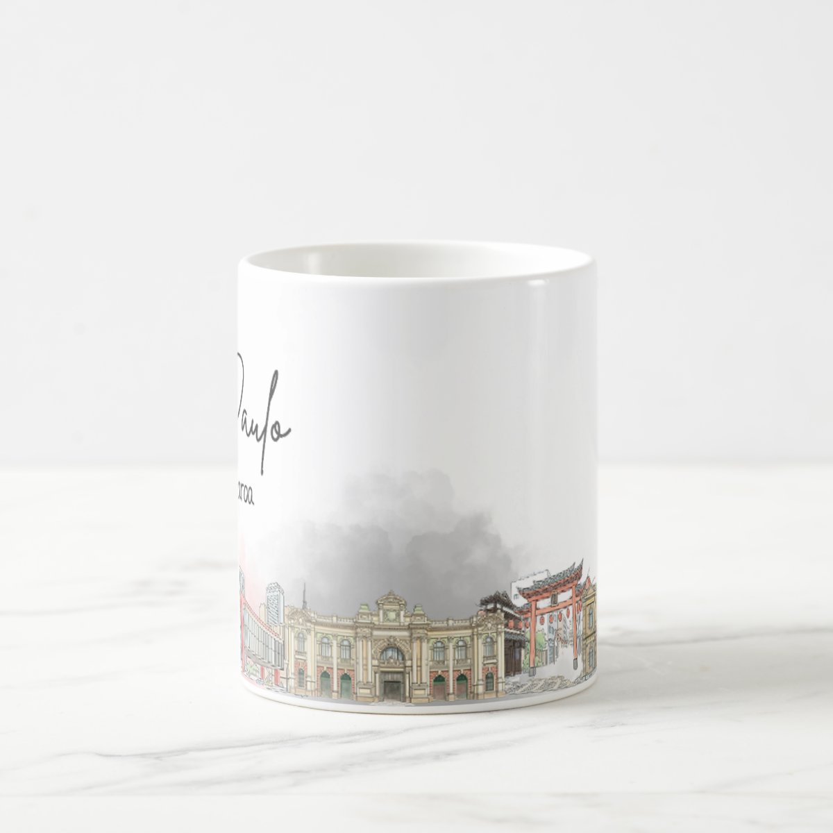 Caneca Personalizada São Paulo Lembrança Cidade Terra da Garoa
