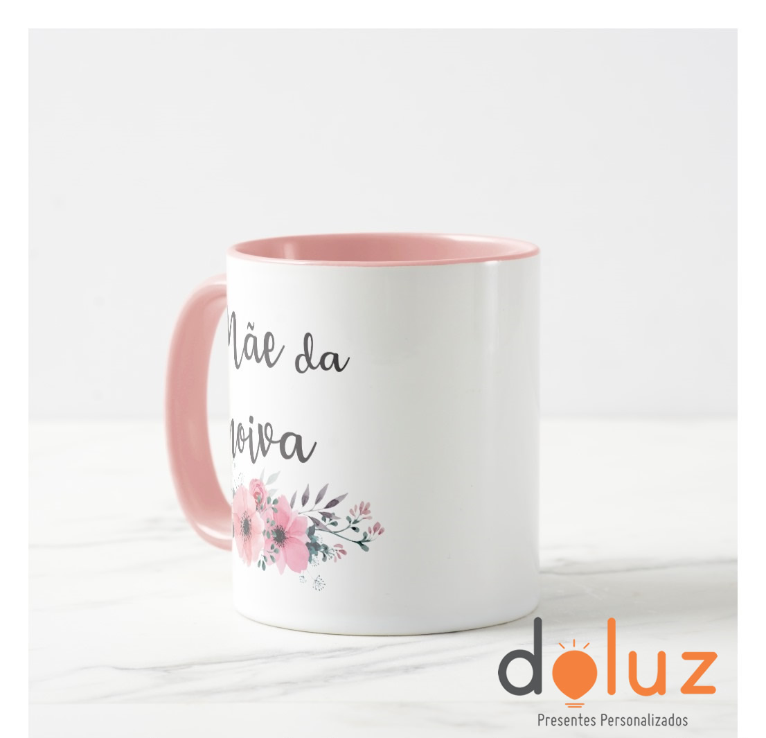 Caneca Casamento Avó Presente Personalizada Com Nome