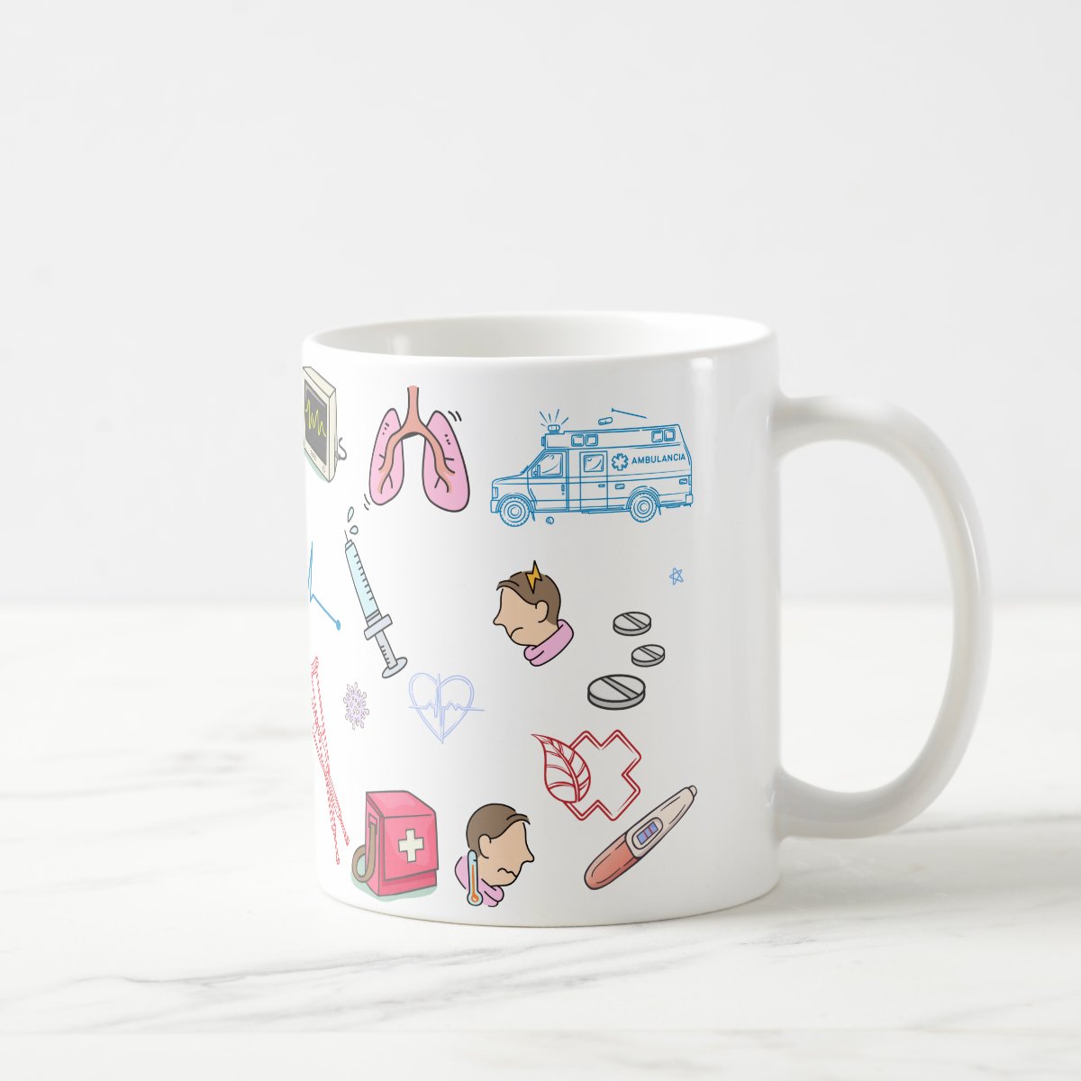 Caneca Personalizada Profissão Medicina Clínico Geral