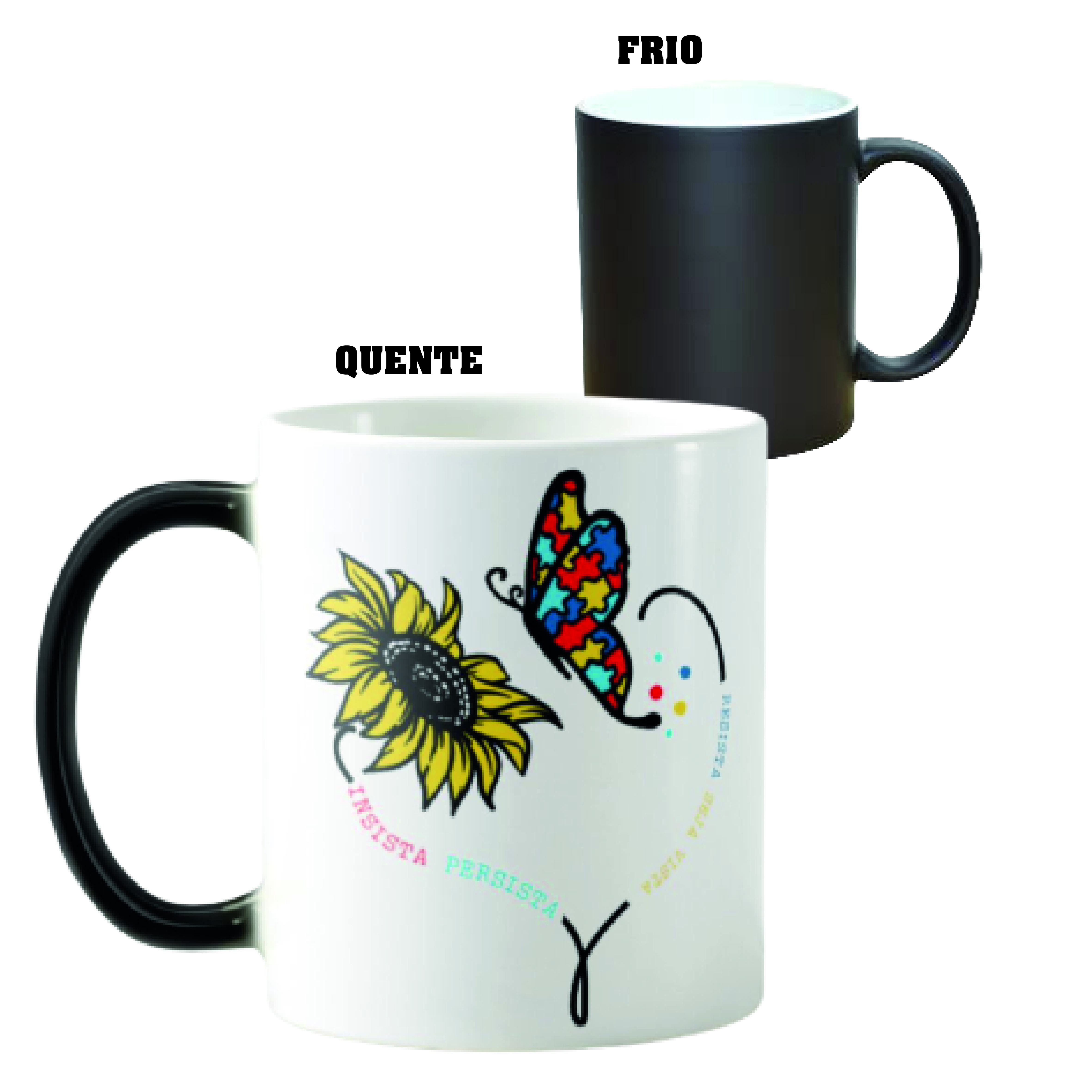 Caneca Mágica Presente Criativo Autismo Mãe de Autista - Família (Mãe)