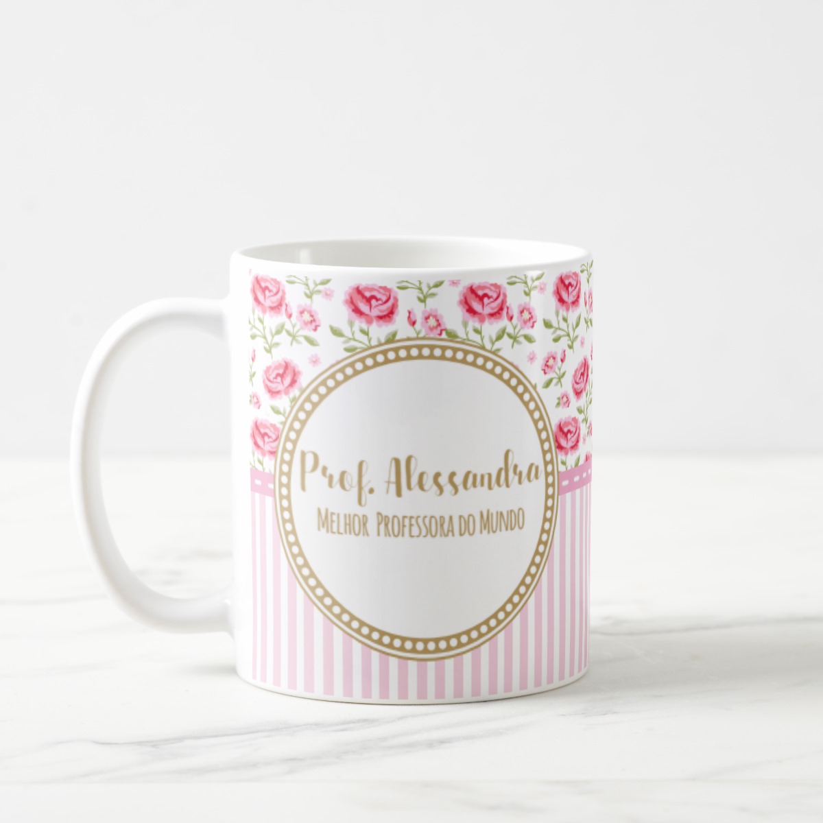 Caneca Lembrança Melhor Professora - Dia dos Professores