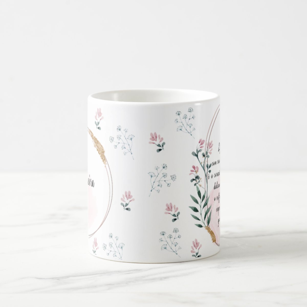 Caneca Feminina Delicada Presente Profissão Enfermeira