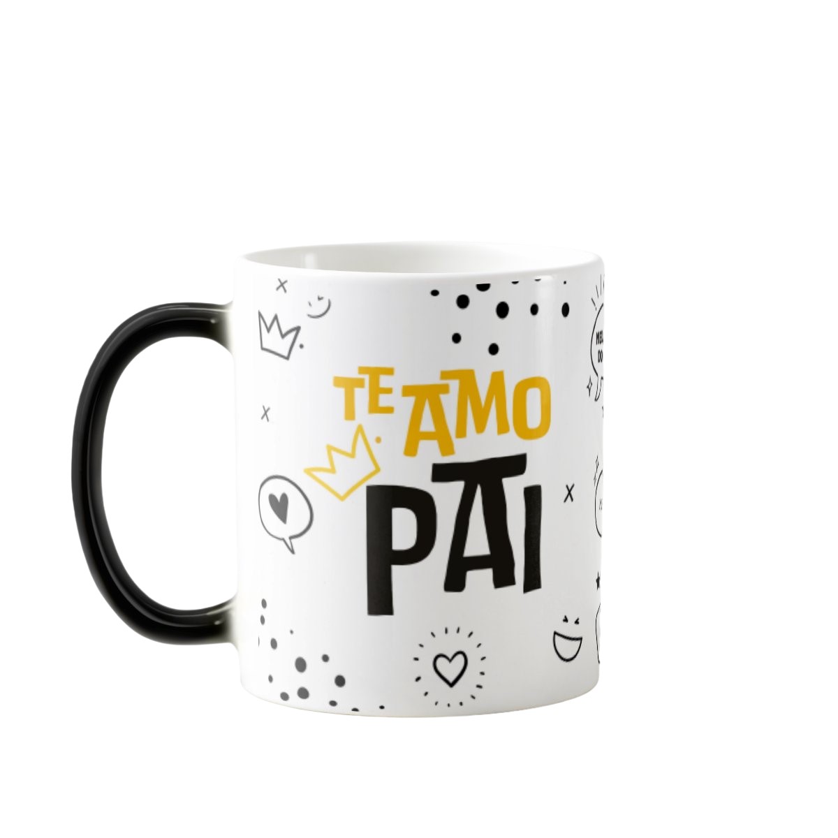 Caneca Mágica Criativa Presente Especial Te Amo Pai Papai - Família (Pai)