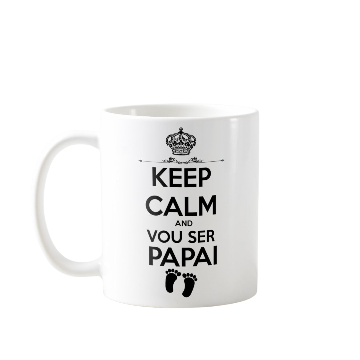 Caneca Surpresa de Revelação de Gravidez para o Futuro Papai