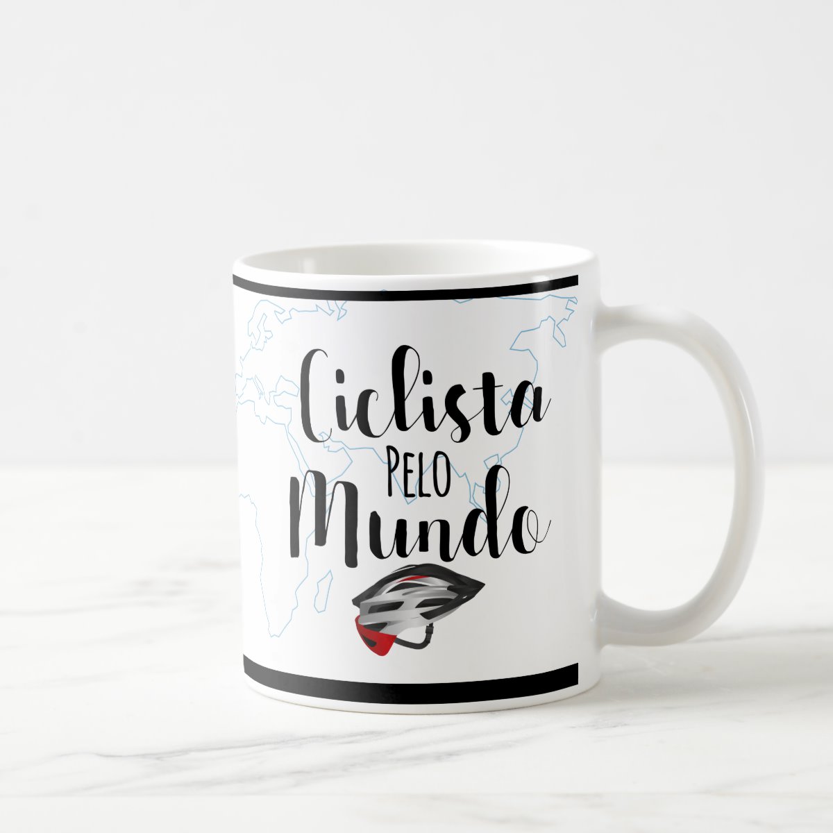Caneca Ciclista Aventureira Presente Criativo com Nome