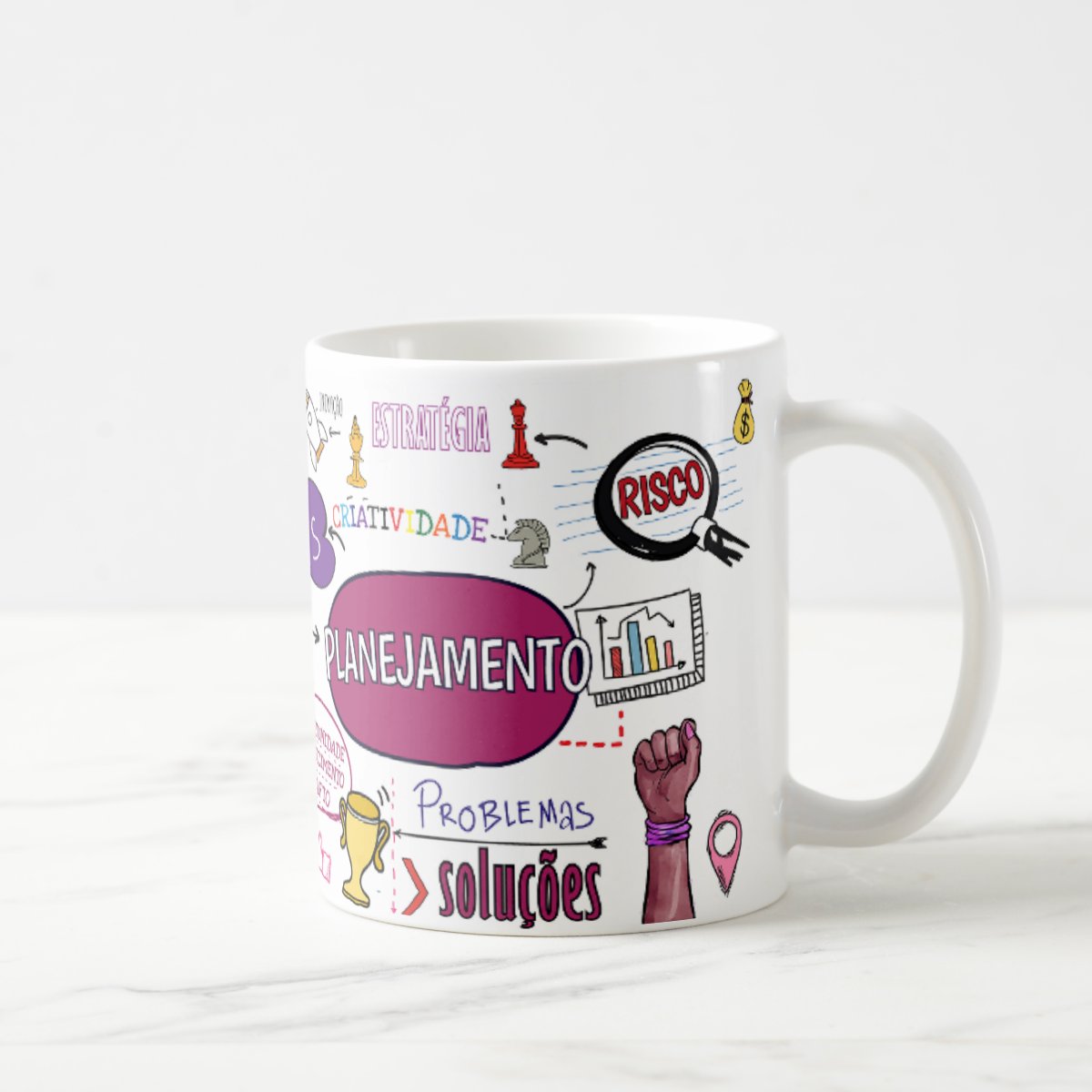 Caneca Personalizada Empreendedorismo Feminino Empreendedora