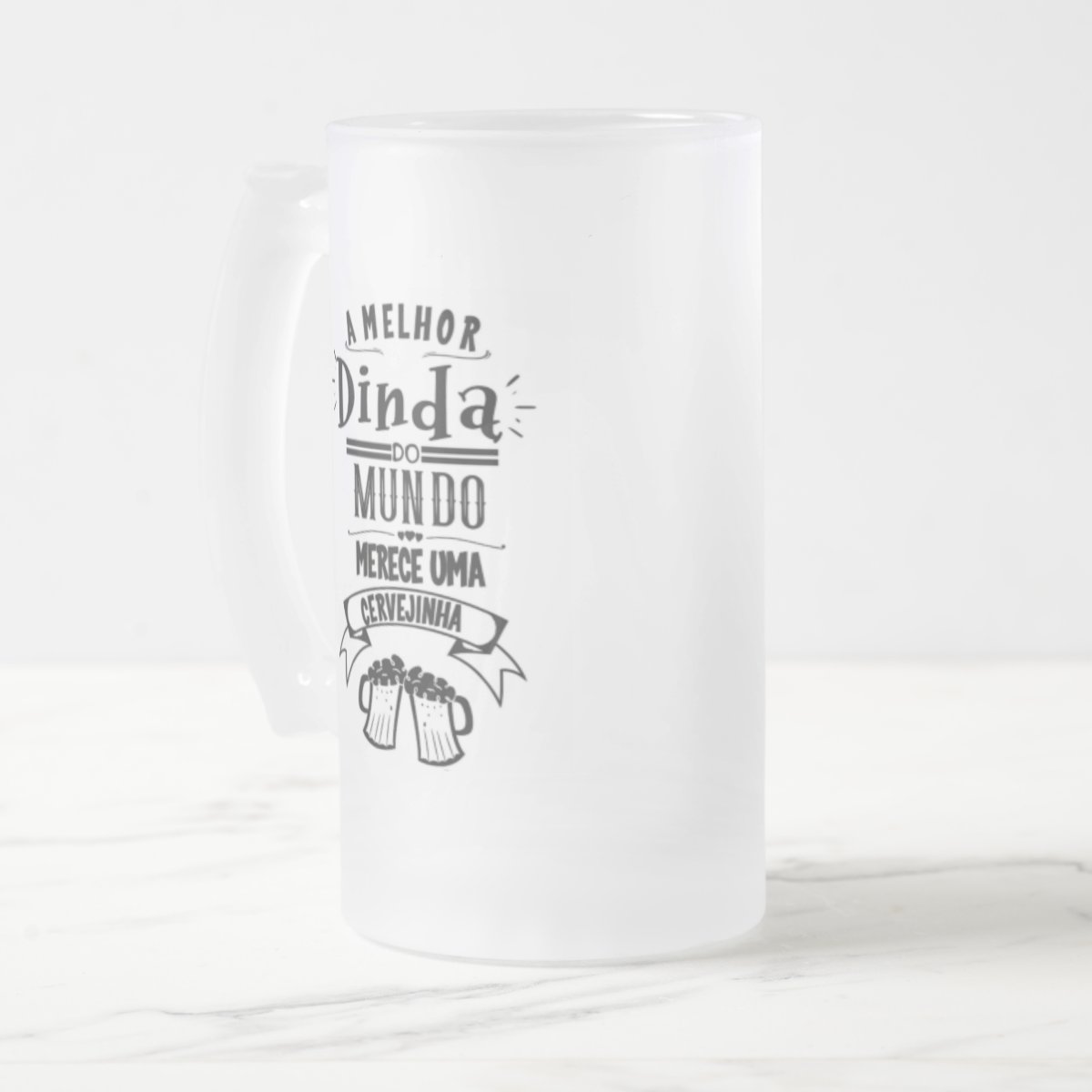 Copo Personalizado Cerveja Presente Melhor Madrinha Dinda