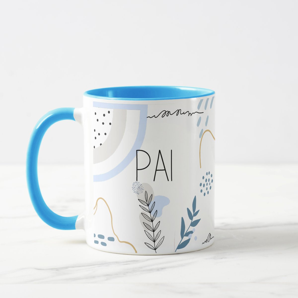 Caneca Masculina de Papai Minimalista Presente Especial Pai