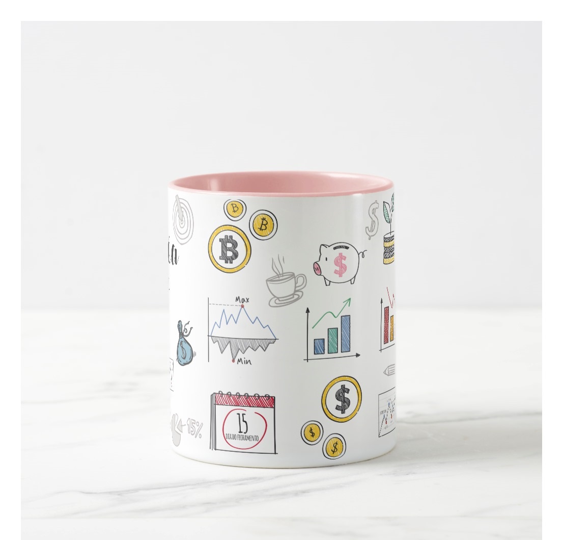 Caneca Personalizada Contadora Profissão Contabilidade