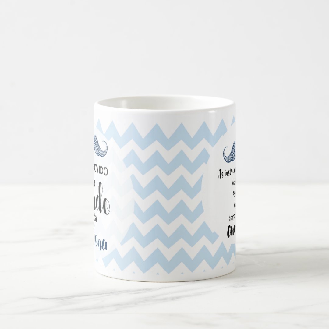 Caneca Personalizada com Nome Convite Dindo de Batismo