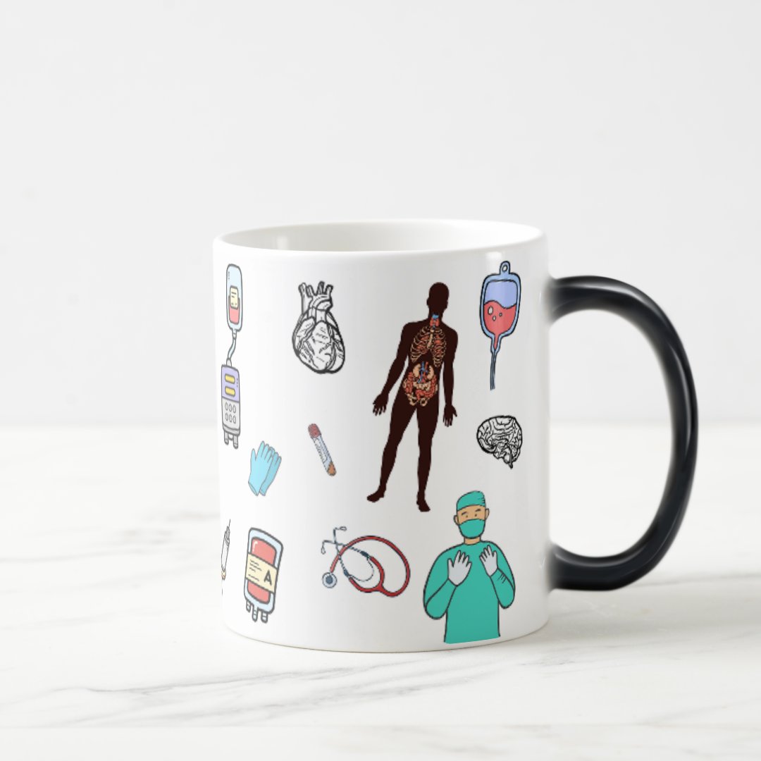 Caneca Mágica Presente Profissão Medicina Médico Cirurgião